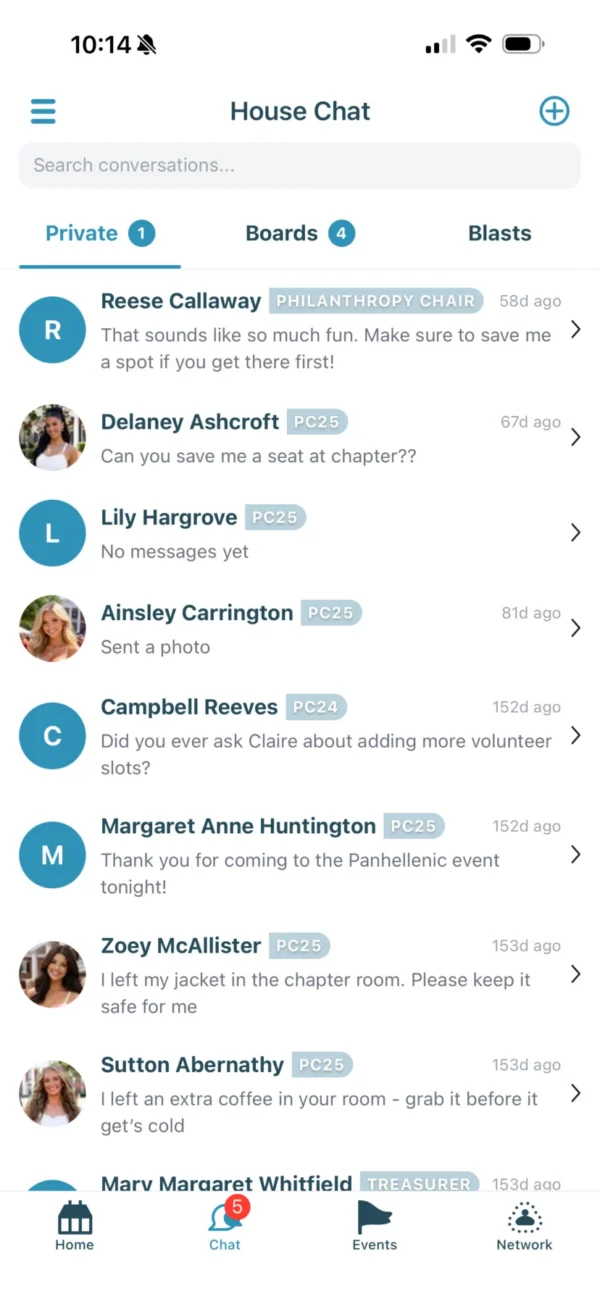 Chaptara app screenshot: Chat